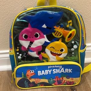 Baby shark kids backpack